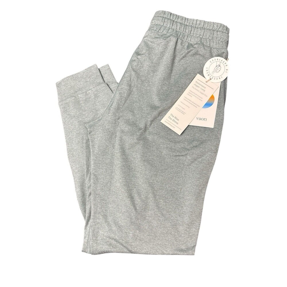 Vuori Women's Performance Jogger Long Stormy Heather Green Size XS New w/tag